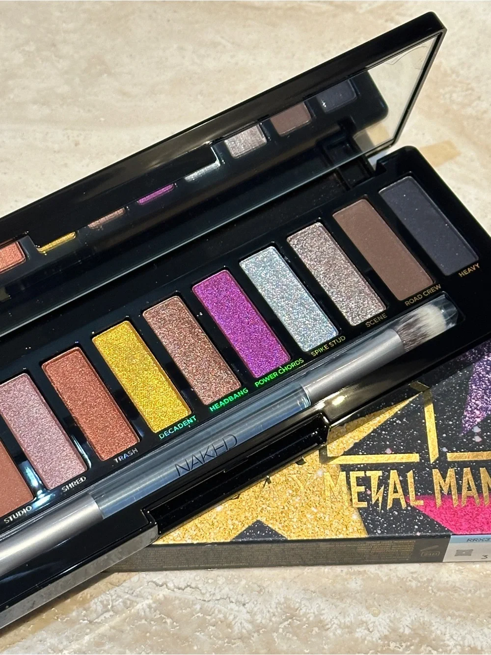 Urban Decay Naked Metal Mania Metallic Eyeshadow Palette